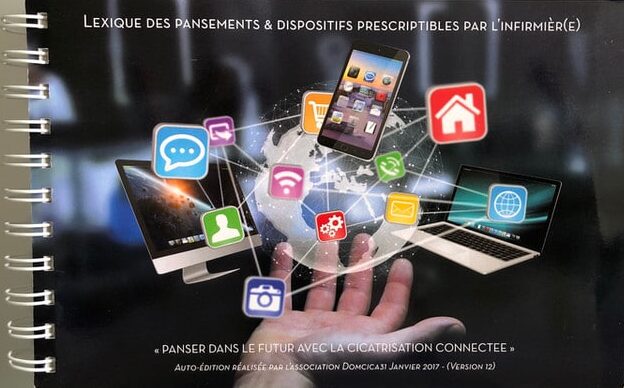 Couverture du Référentiel en Plaies et Cicatrisation 2017 de DomCica Toulouse