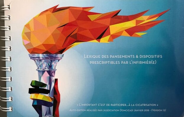 Couverture du Référentiel en Plaies et Cicatrisation 2018 de DomCica Toulouse