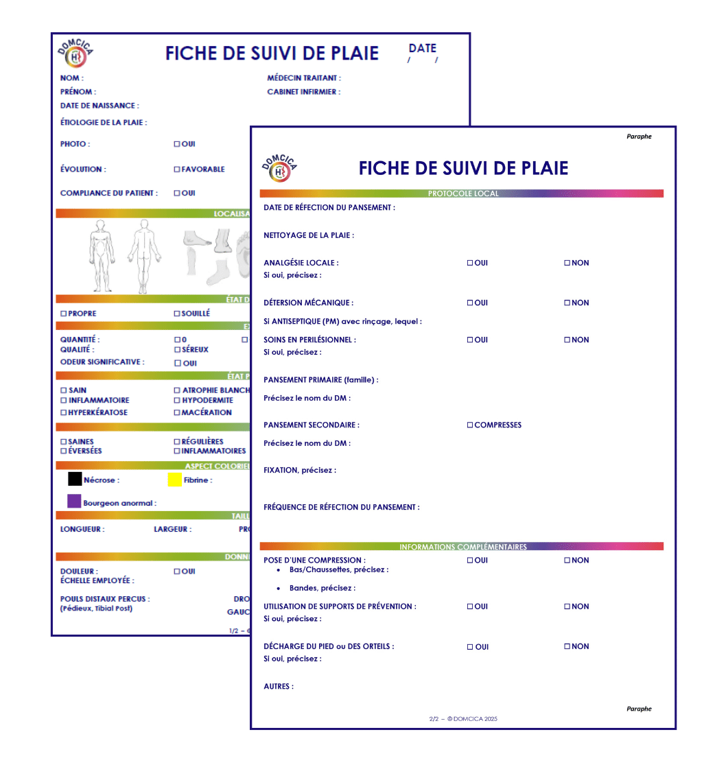 Fiche Suivi Plaie